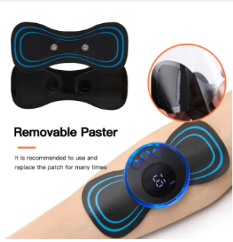 Wireless EMS Mini Body Massager – Portable Butterfly Massager for Blood Circulation & Pain Relief