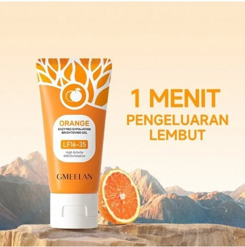 Orange Enzymes Vitamin C Exfoliating Brightening Gel (LF16-35) – High Activity Mild Exfoliation Skincare Gel - 50g
