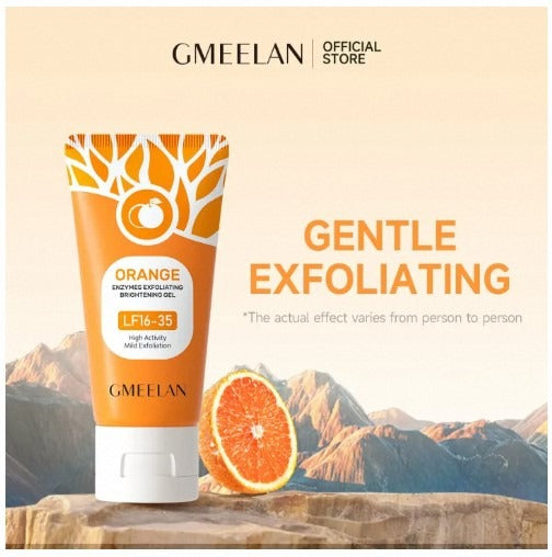 Orange Enzymes Vitamin C Exfoliating Brightening Gel (LF16-35) – High Activity Mild Exfoliation Skincare Gel - 50g