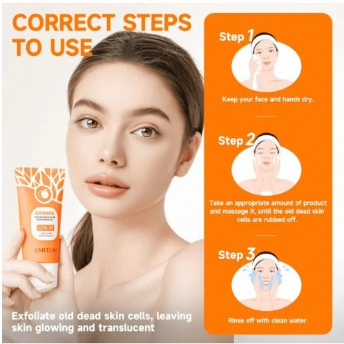 Orange Enzymes Vitamin C Exfoliating Brightening Gel (LF16-35) – High Activity Mild Exfoliation Skincare Gel - 50g